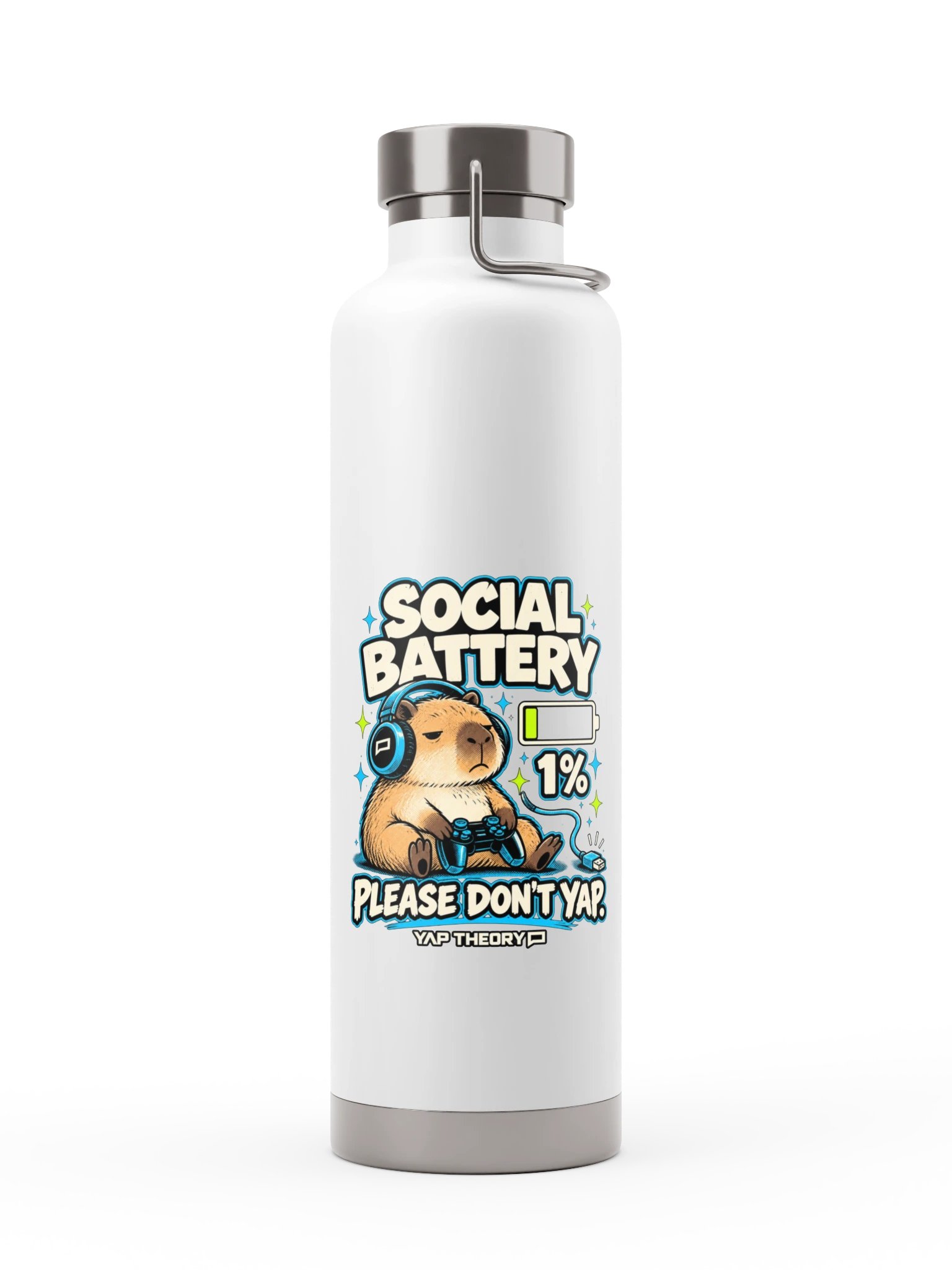 SOCIAL BATTERY Insulated Bottle product image (1)