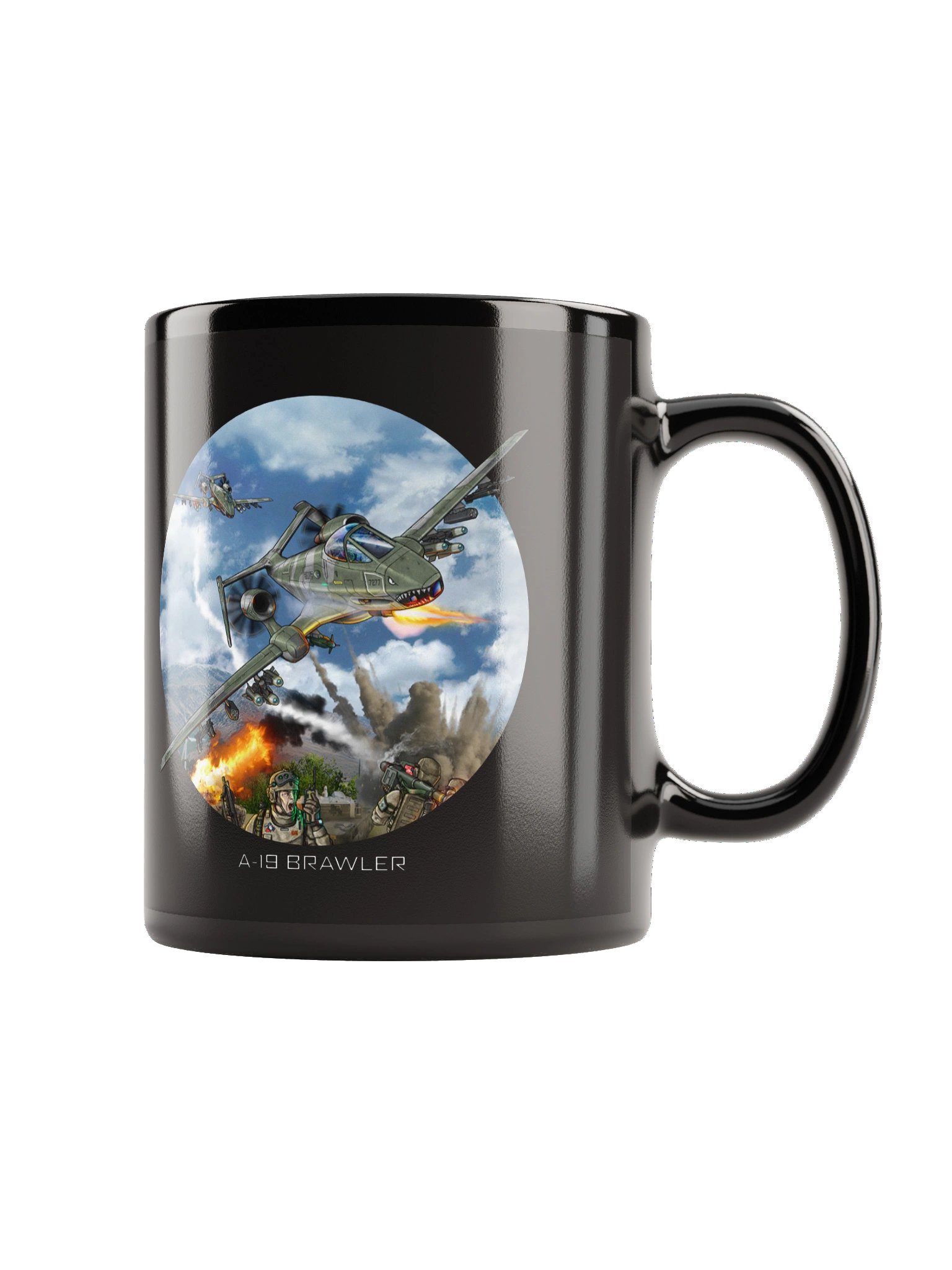 Brawler - Green Drab (Day) 11oz. Mug product image (1)