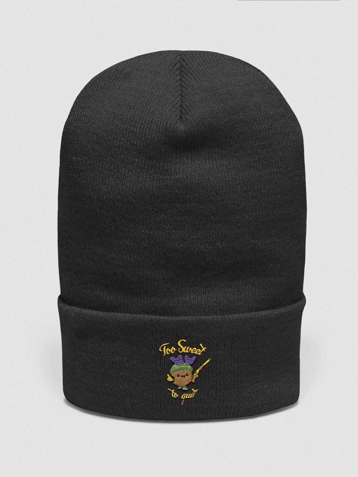 Too Sweet To Quit – Embroidered Beanie product image (1)