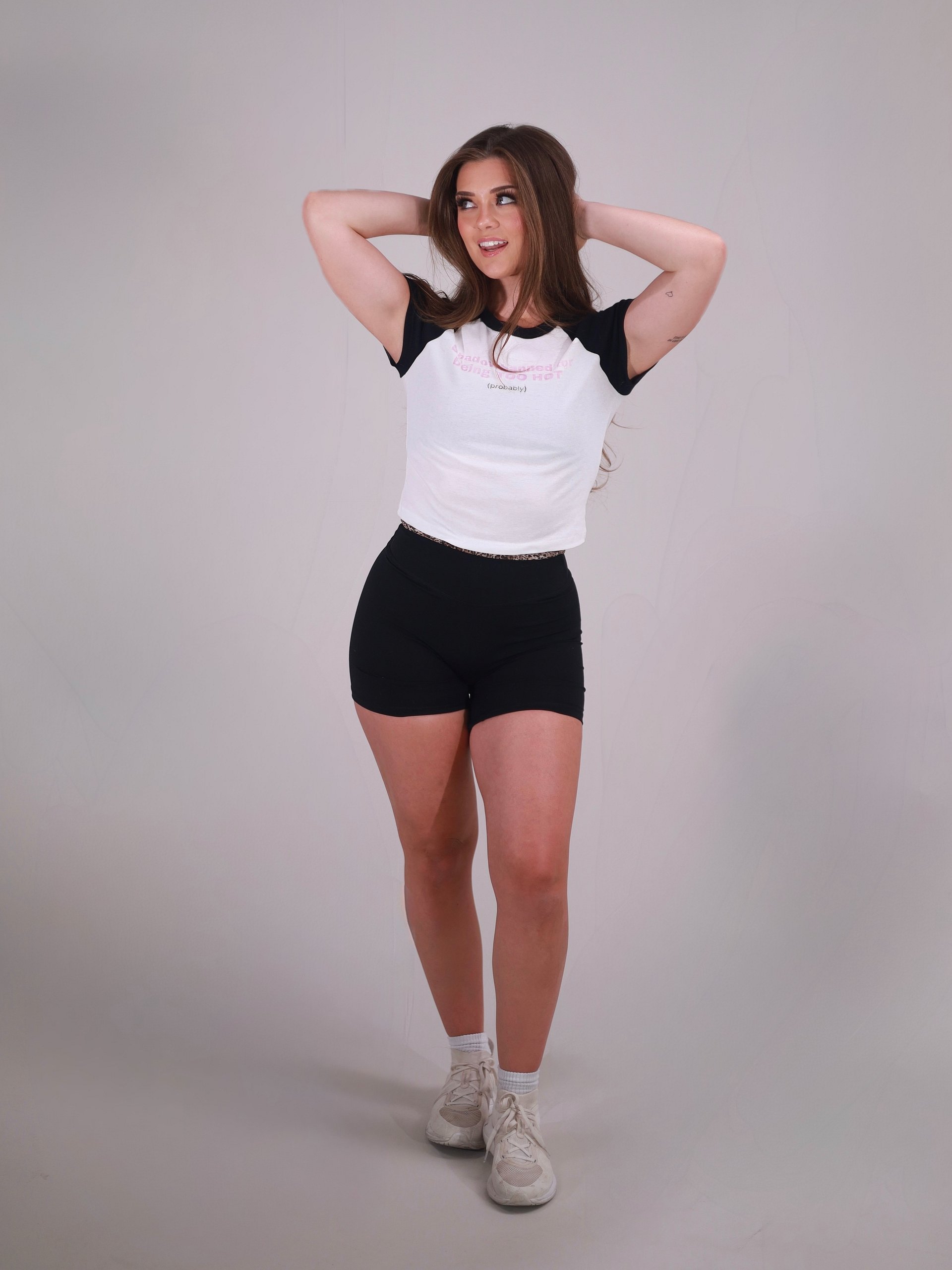 Shadowbanned for being TOO HOT (probably) Woman's Crop Top product image (7)