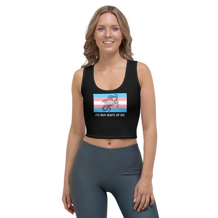 Print Tank: Trans Flag Dragon Devouring a Serpent Flag product image (1)