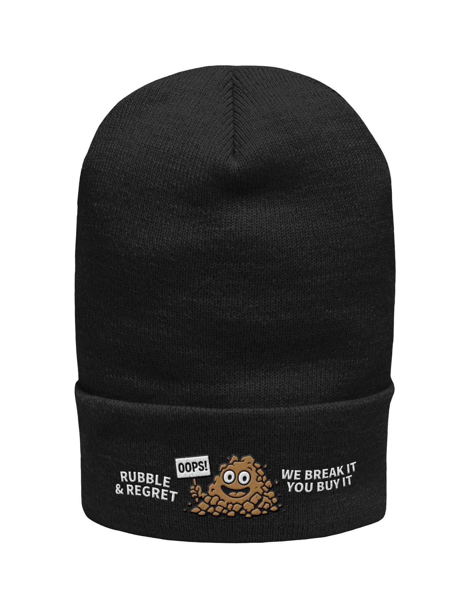 Rubble & Regret “Cuffed Chaos” Beanie product image (2)