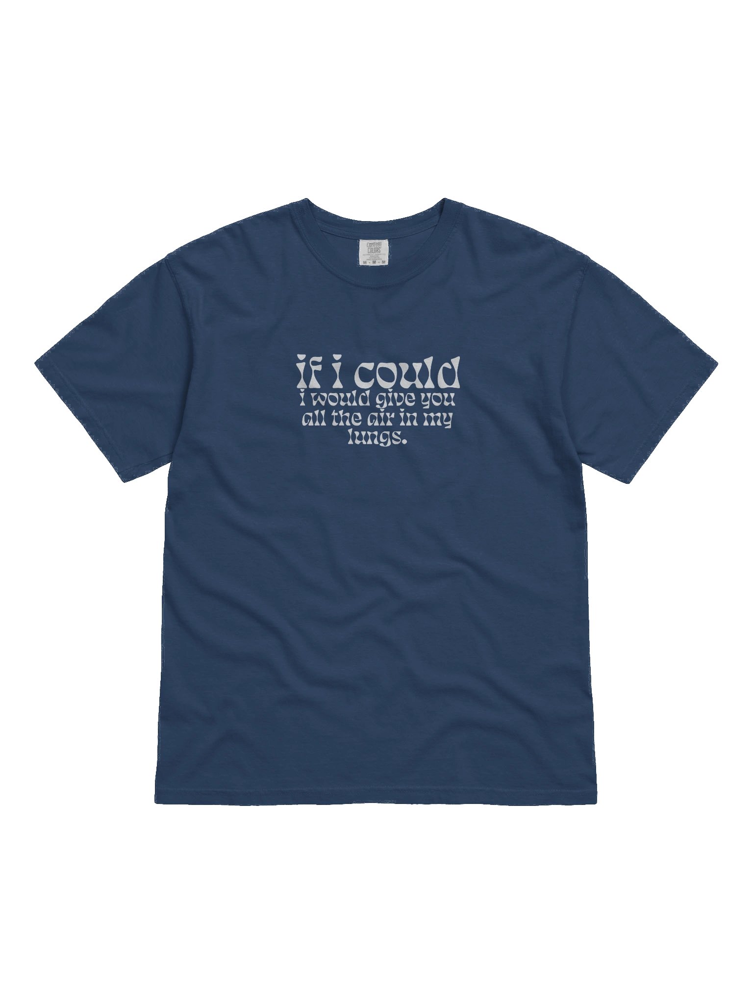 If I Could Lyric Tee Mk II product image (1)