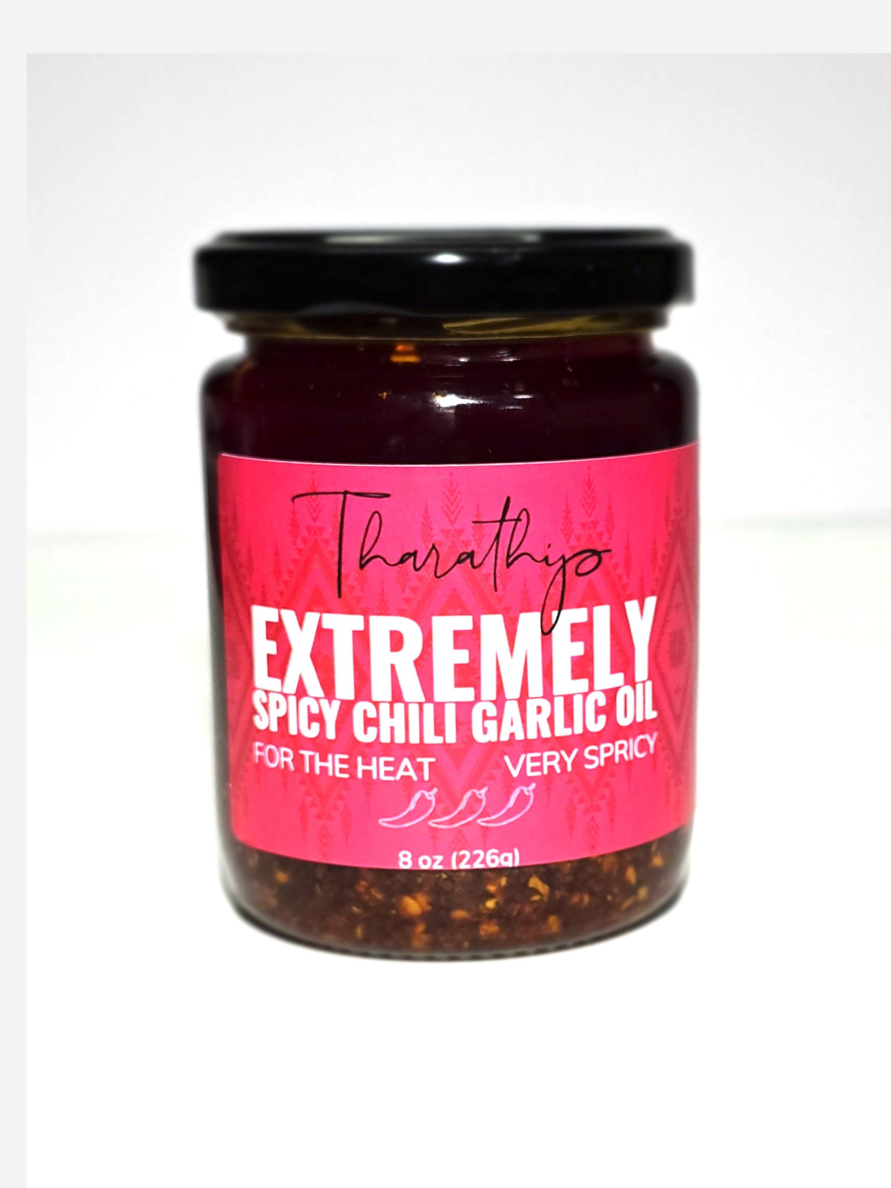 ນ້ຳມັນພິກຜັກທຽມເຜັດຫຼາຍ Extremely Spicy Chili Garlic Oil product image (1)