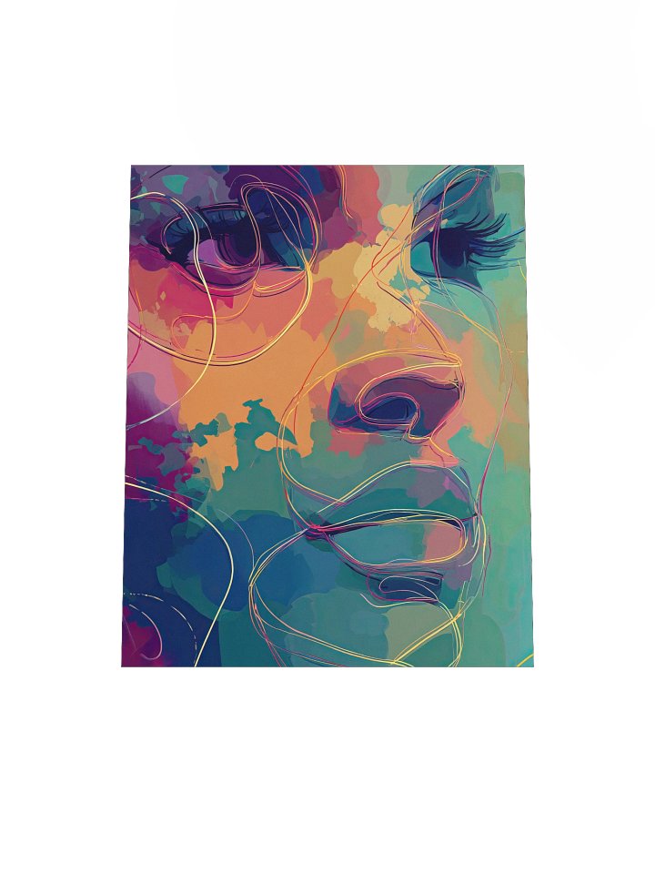 Abstract Face Poster product image (2)