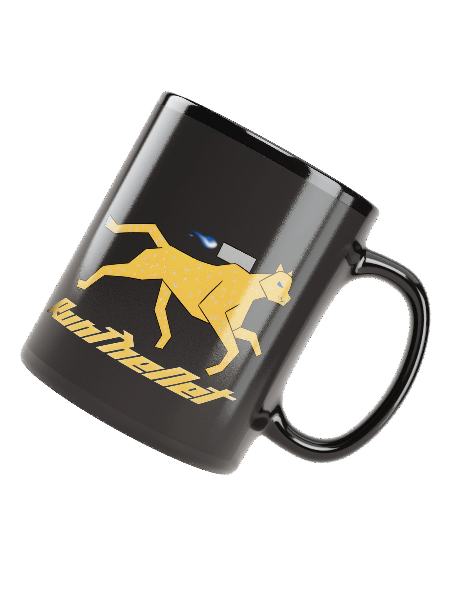 Run The Net Flash Mug (Black) product image (7)