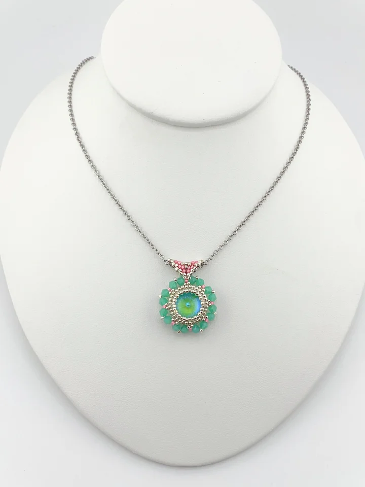 Crystal Aria Pendant - Pink/Green *Pendant Only* product image (2)