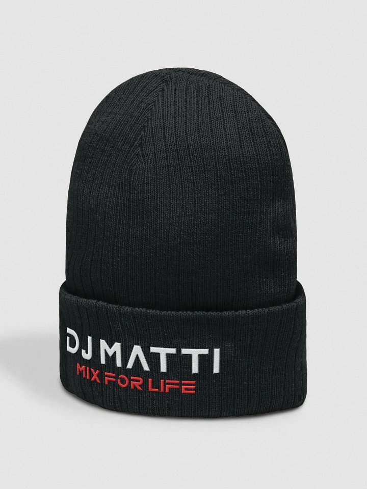 DJ Matti Ribbed Knit Beanie product image (3)