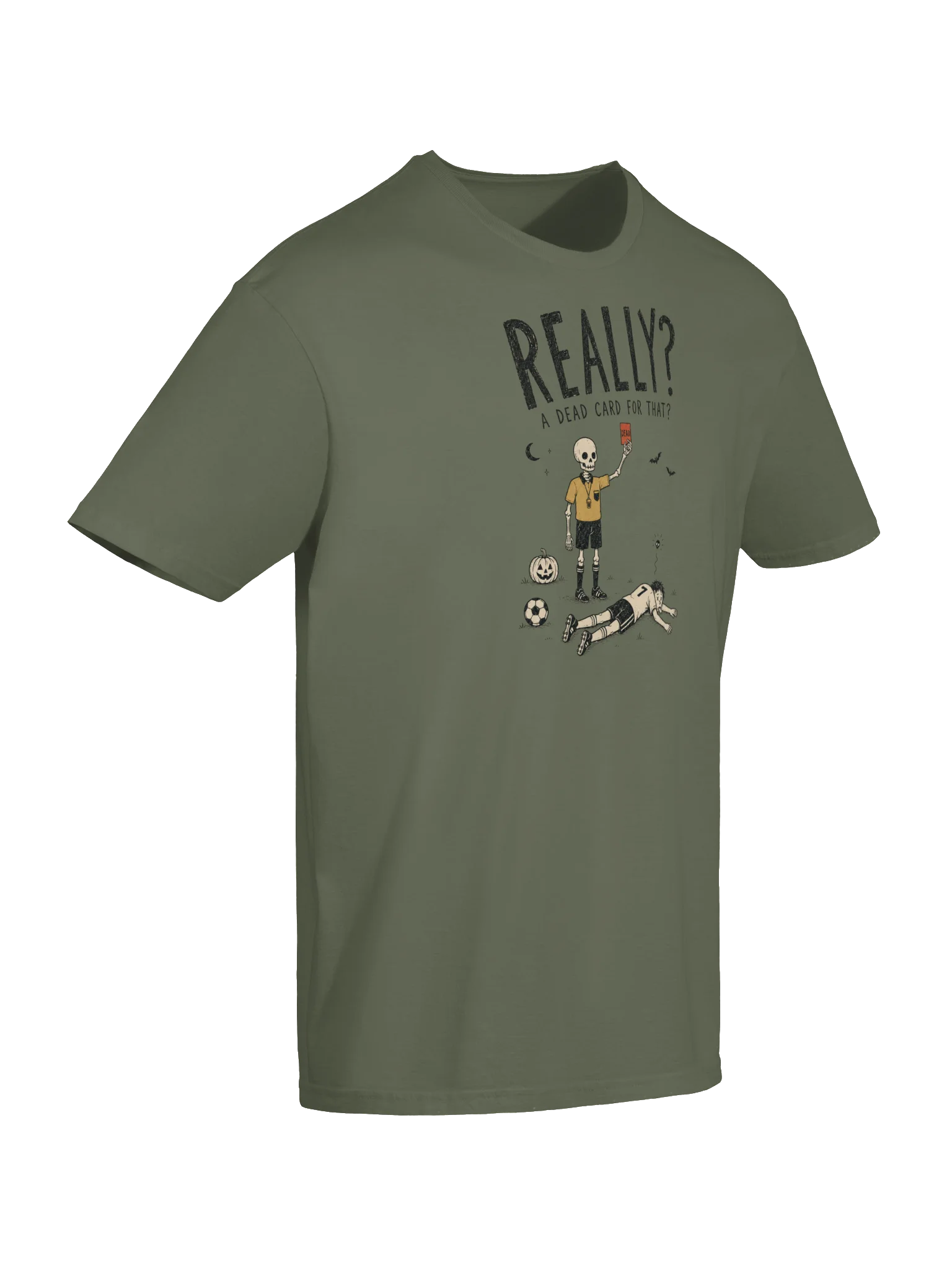 Really? A Dead Card for That? Soccer Halloween Tee product image (6)