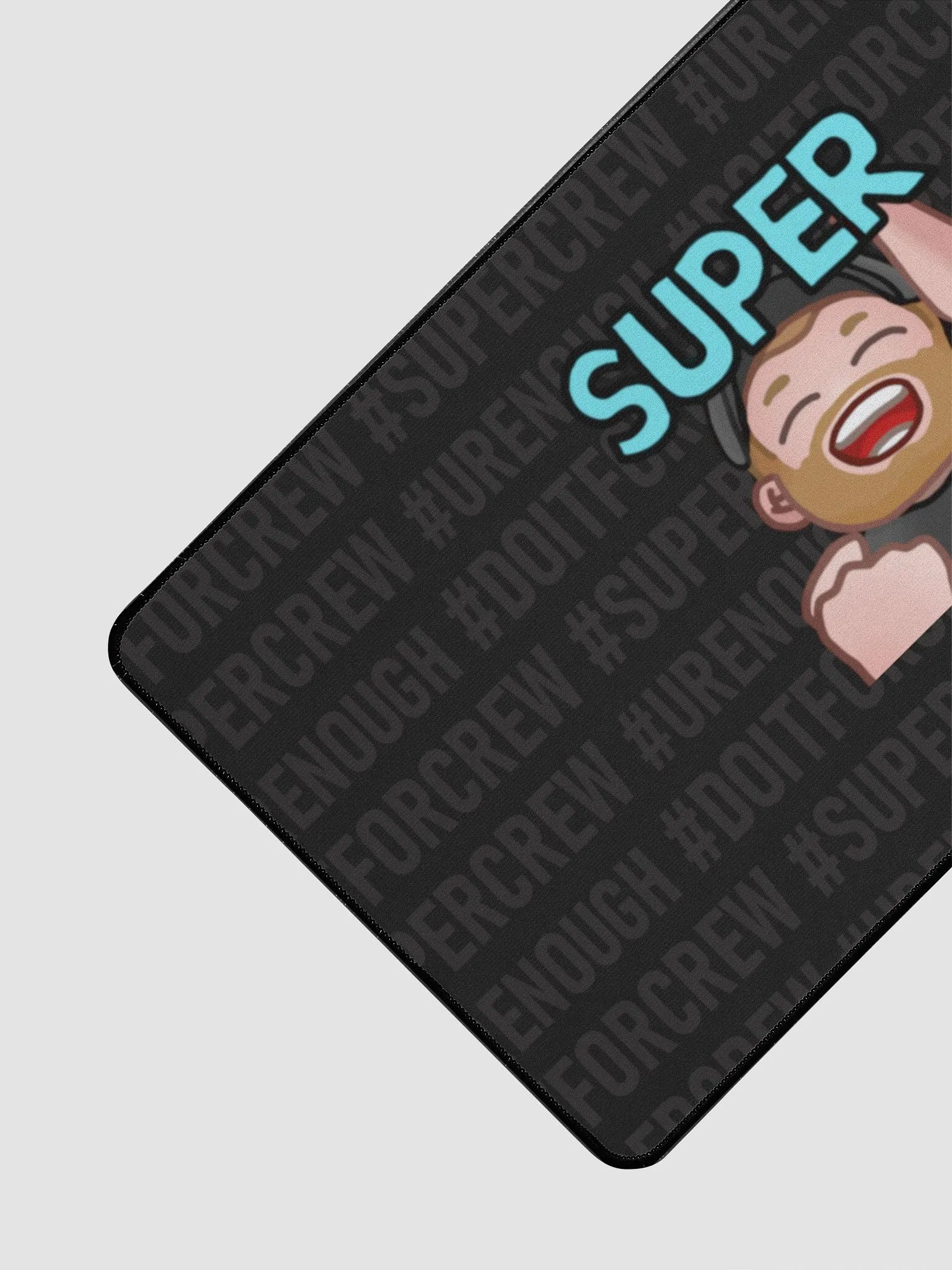 super # - Black Desk Mat 15.5