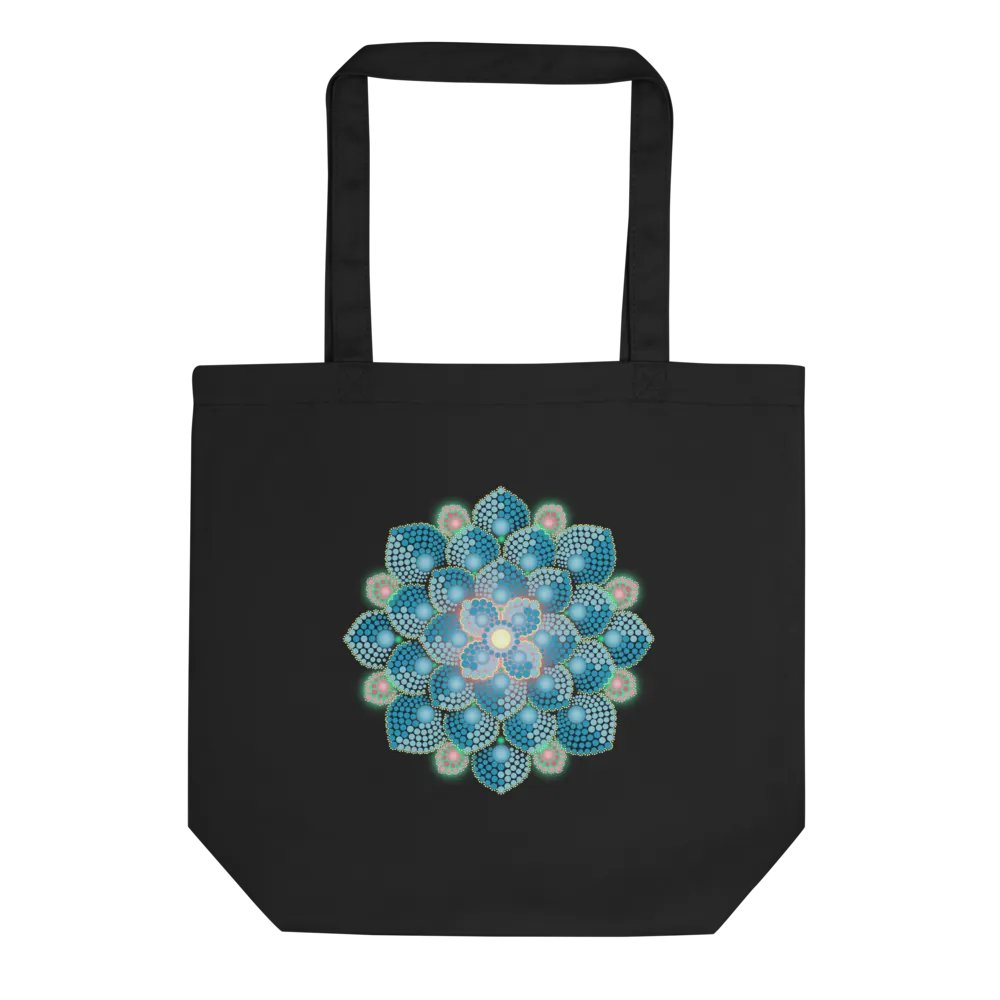 Summer Rain Mandala Eco-Friendly Organic Tote Bag product image (4)