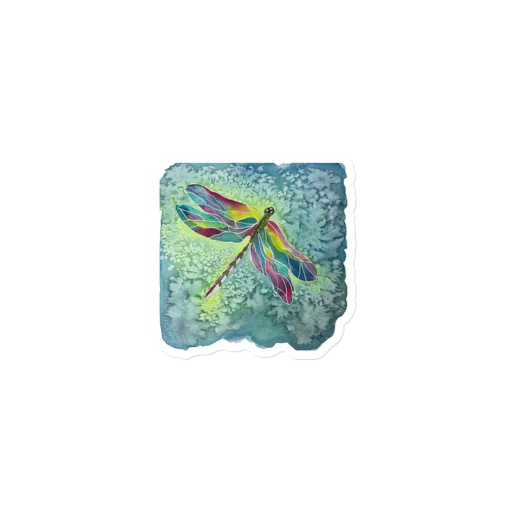 Vibrant Dragonfly Die-Cut Magnet product image (1)