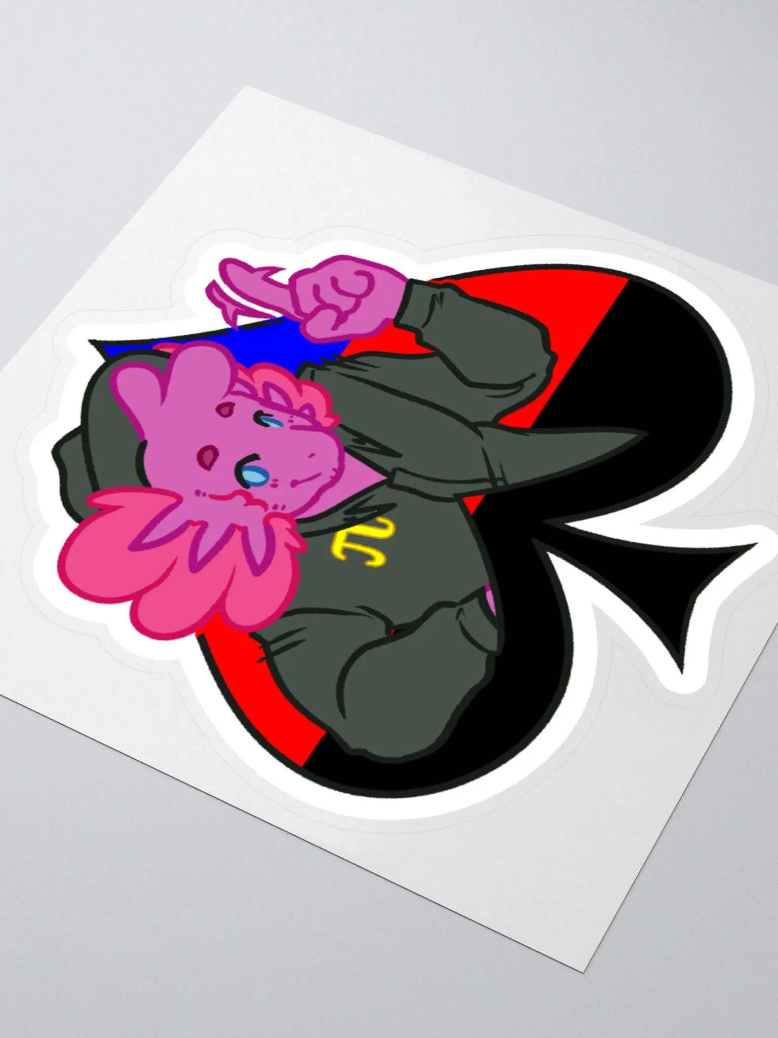 OG Poly in Spades | Kiss-Cut Sticker product image (3)