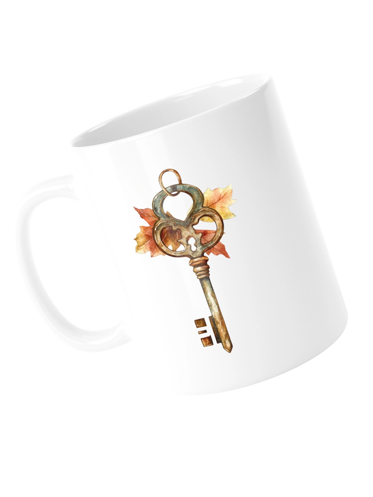 Antique Brass Key Mug — The Quiet Parlor Collection product image (6)