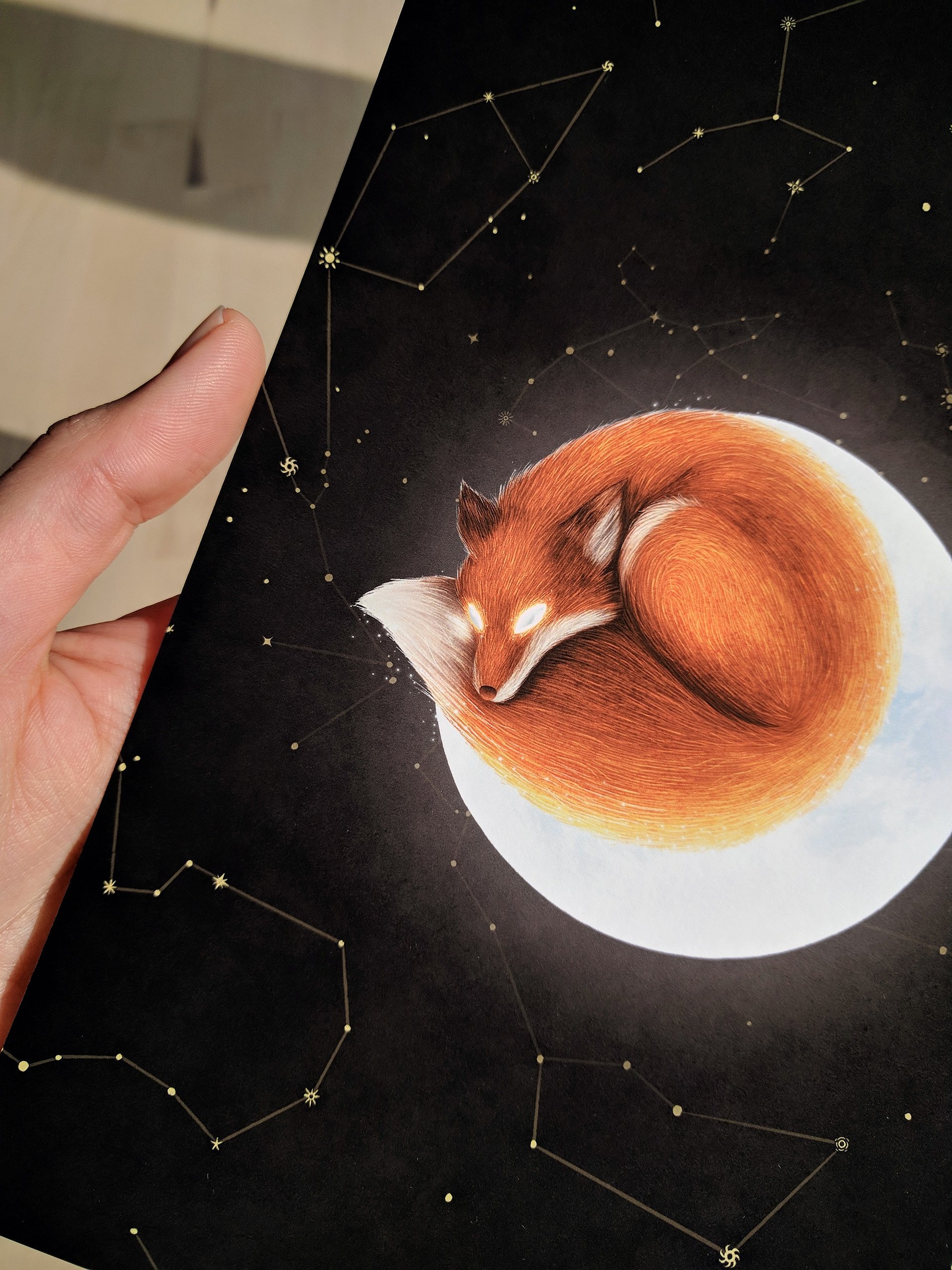 Red Fox on the Moon Art Print No.1 product image (6)