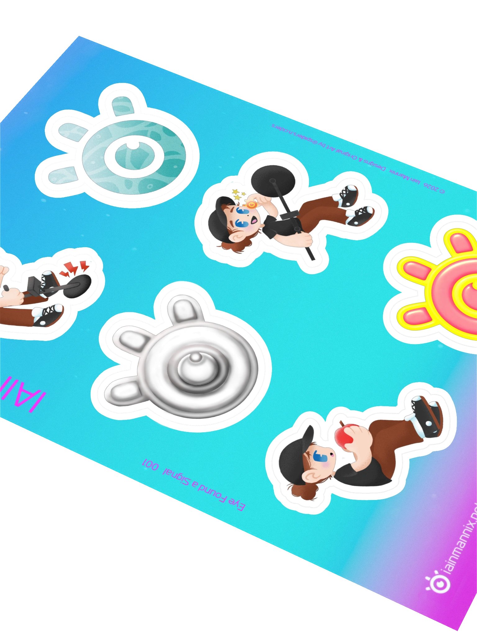 Eye Found a Signal Sticker Sheet 001 product image (2)