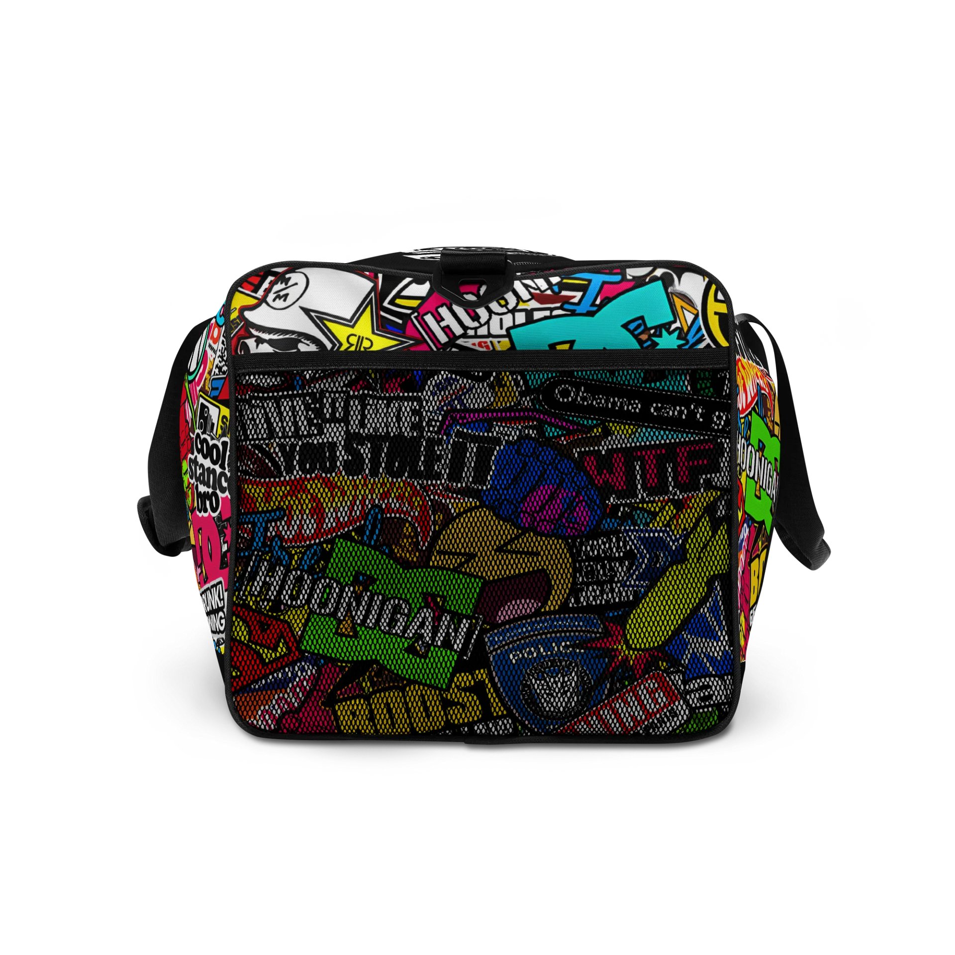 Sticker Bomb All-Over Print Duffle Bag product image (8)