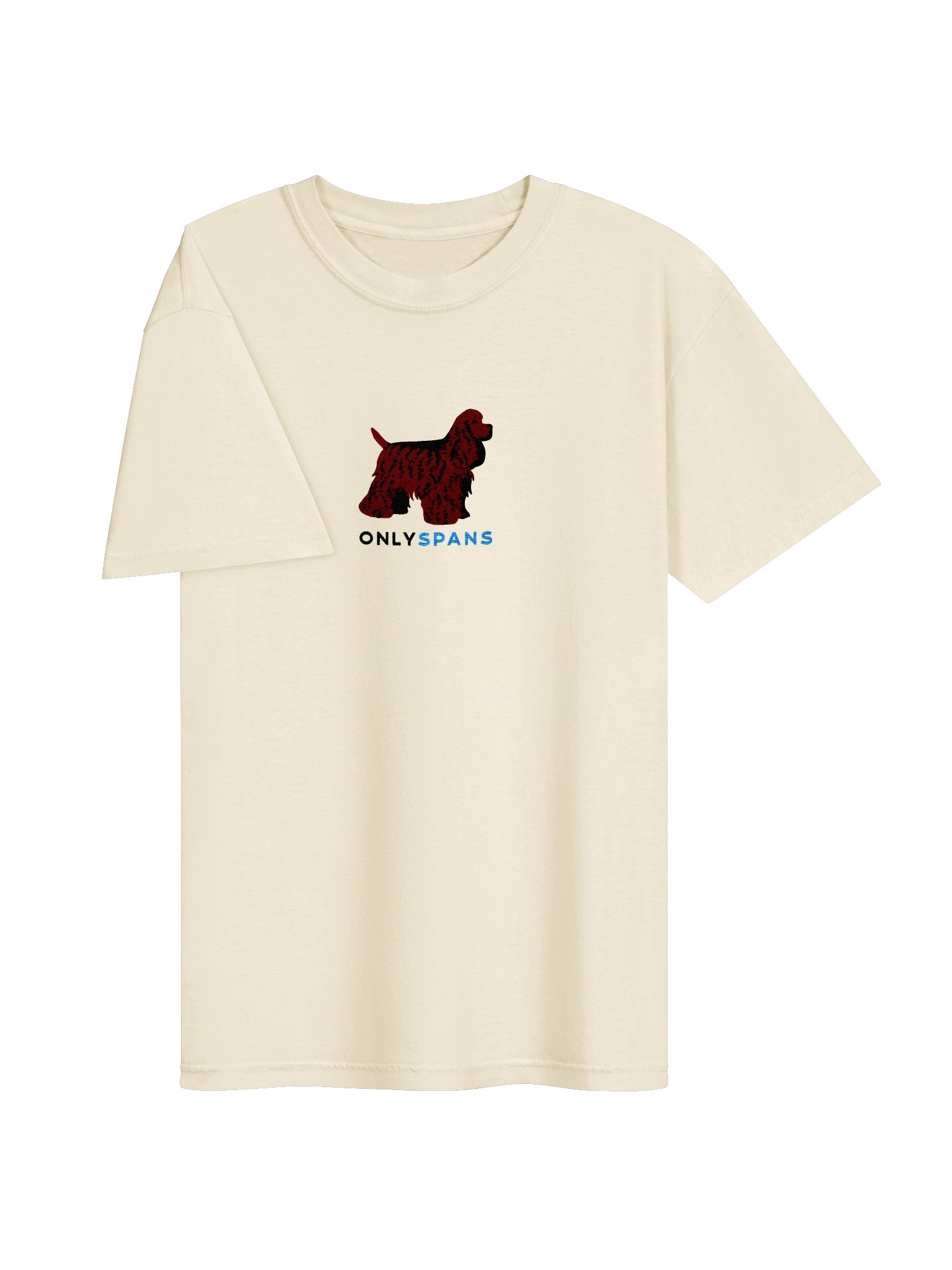 Only Spans T-Shirt(Embroidered) of an American Cocker Spaniel(Liver) product image (51)