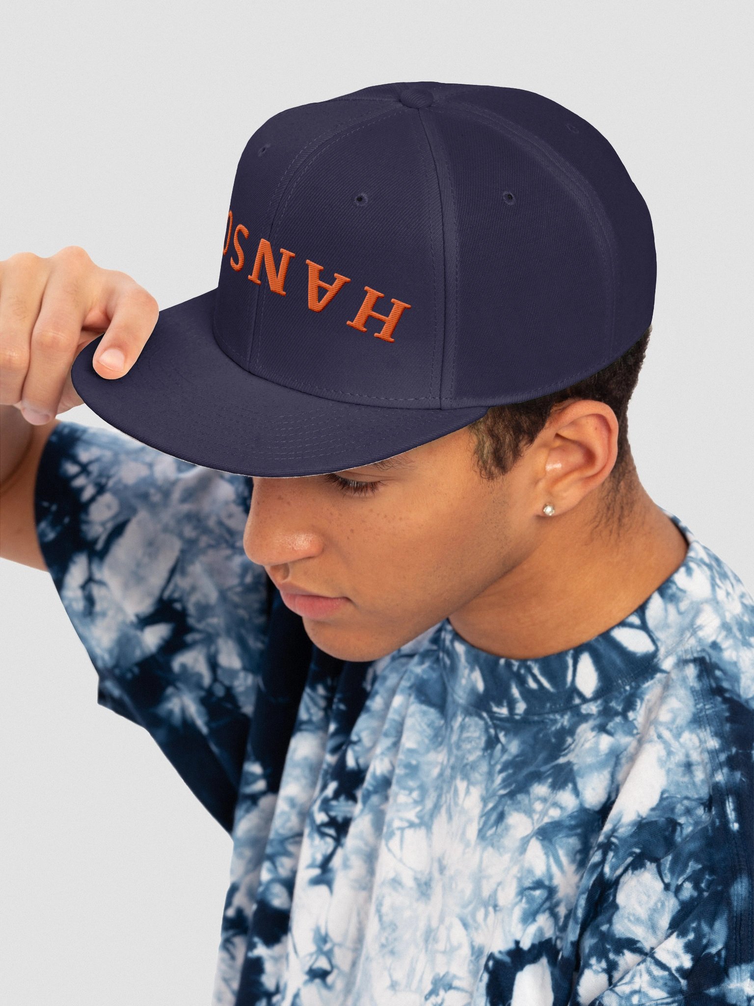 NosnaH Hat Navy Gold product image (7)