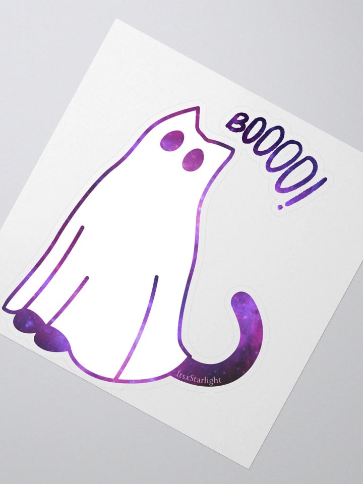 Halloween Cat Sticker-Cut Stickers product image (2)