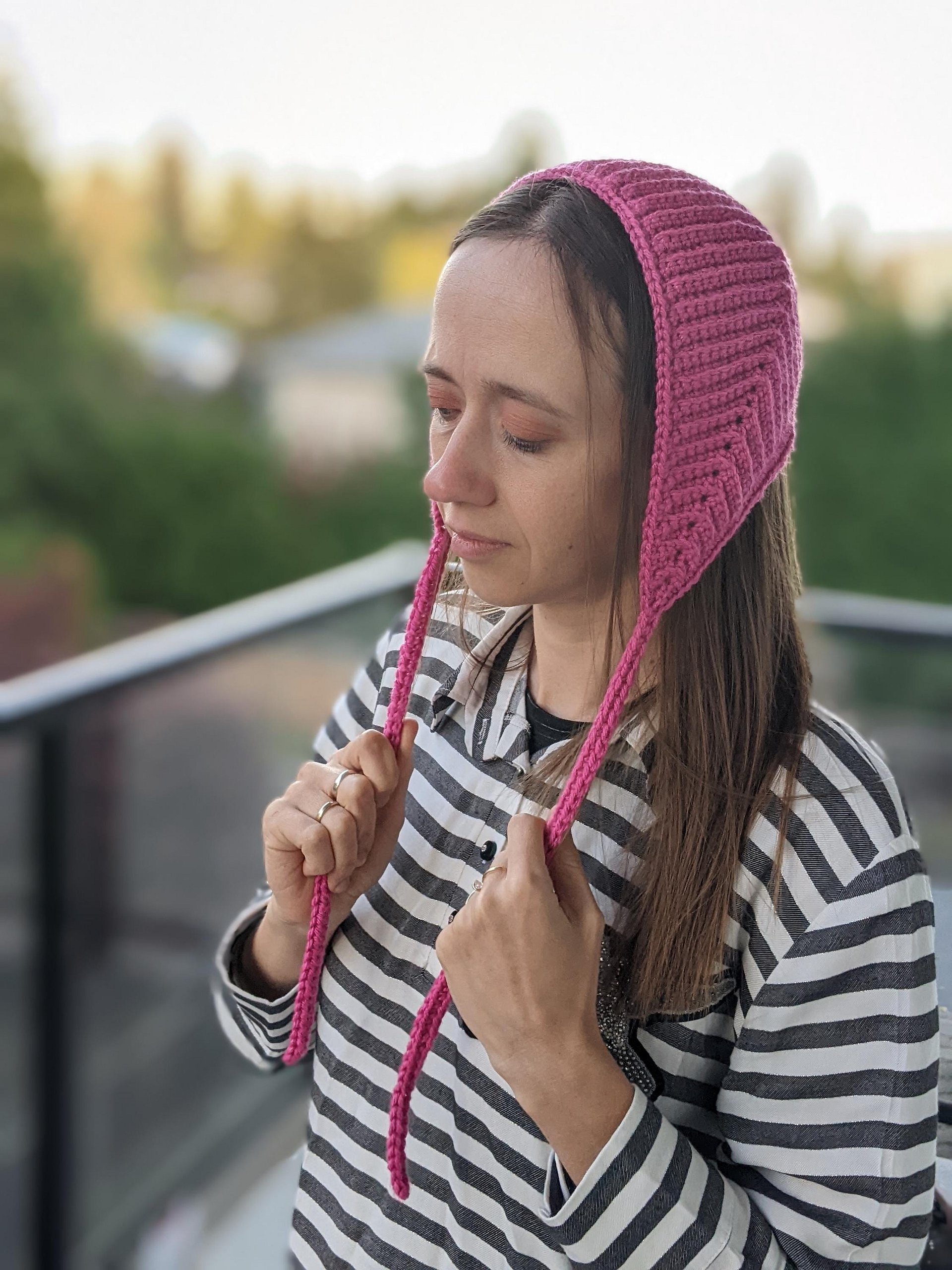 Crochet Bandana with Ties Pattern product image (3)