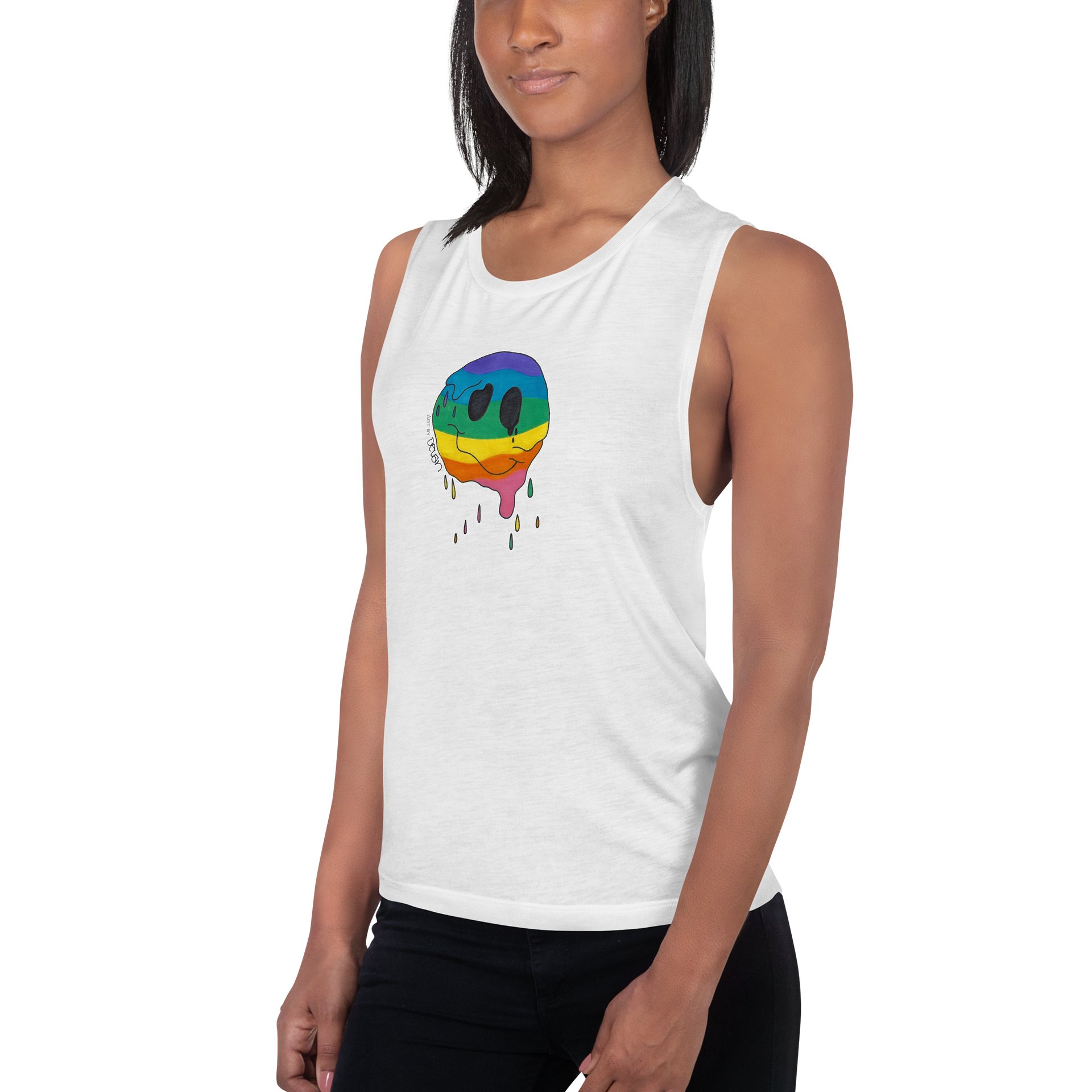 Melted Smiley Tank Top product image (2)