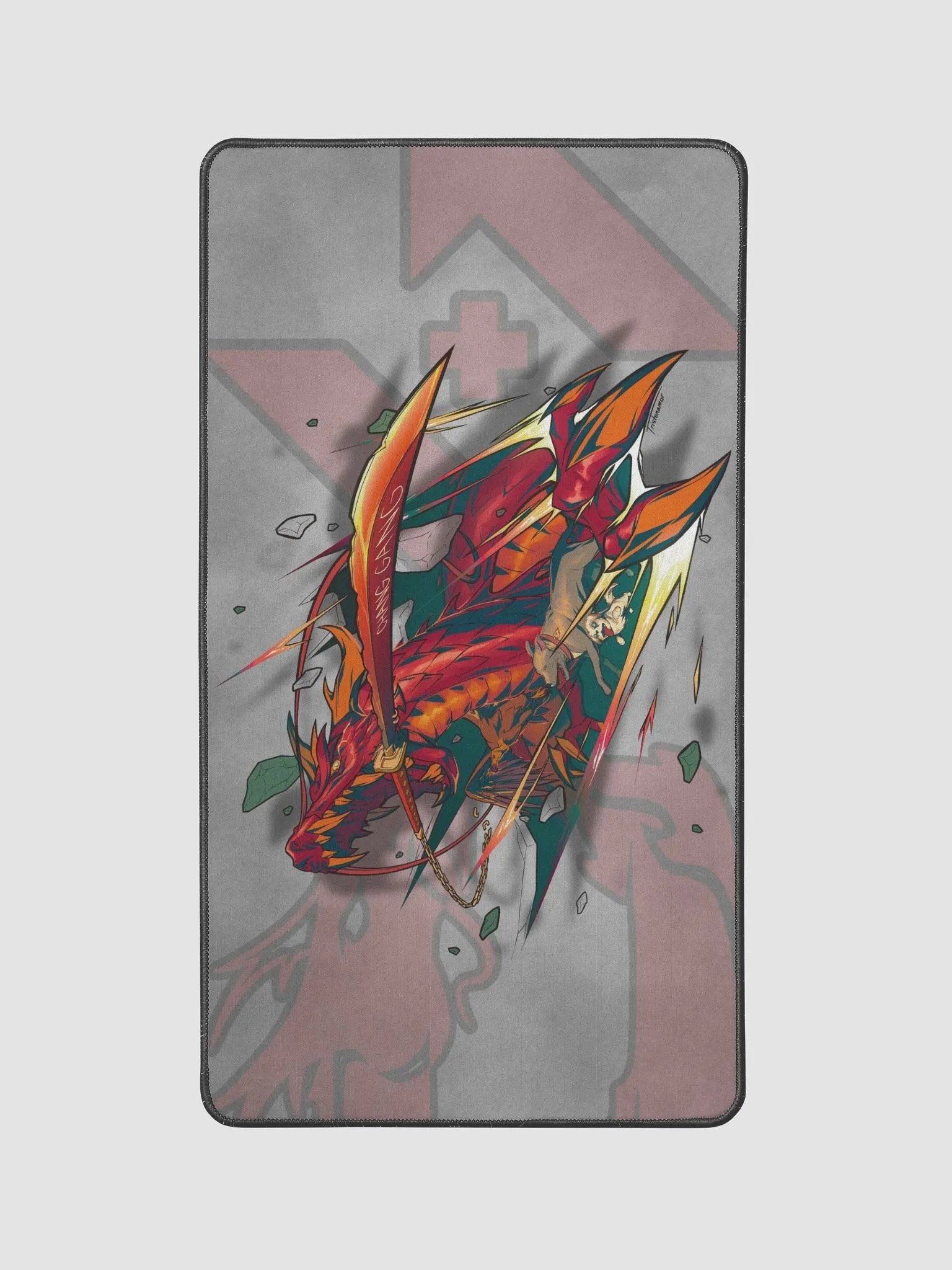 Dragon Mural Desk Mat product image (1)