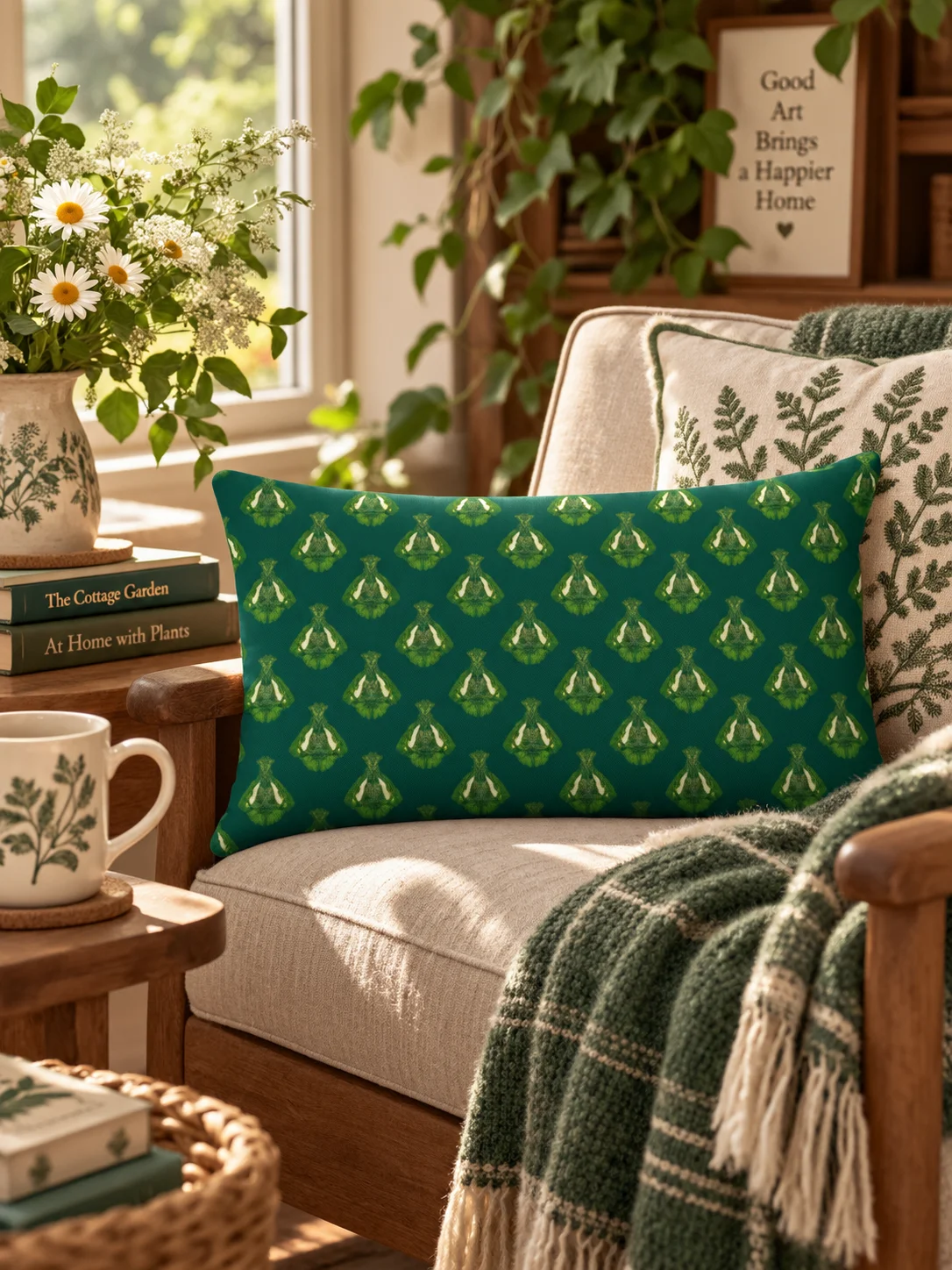 Frogs of the Diamond Court Premium Pillow product image (1)