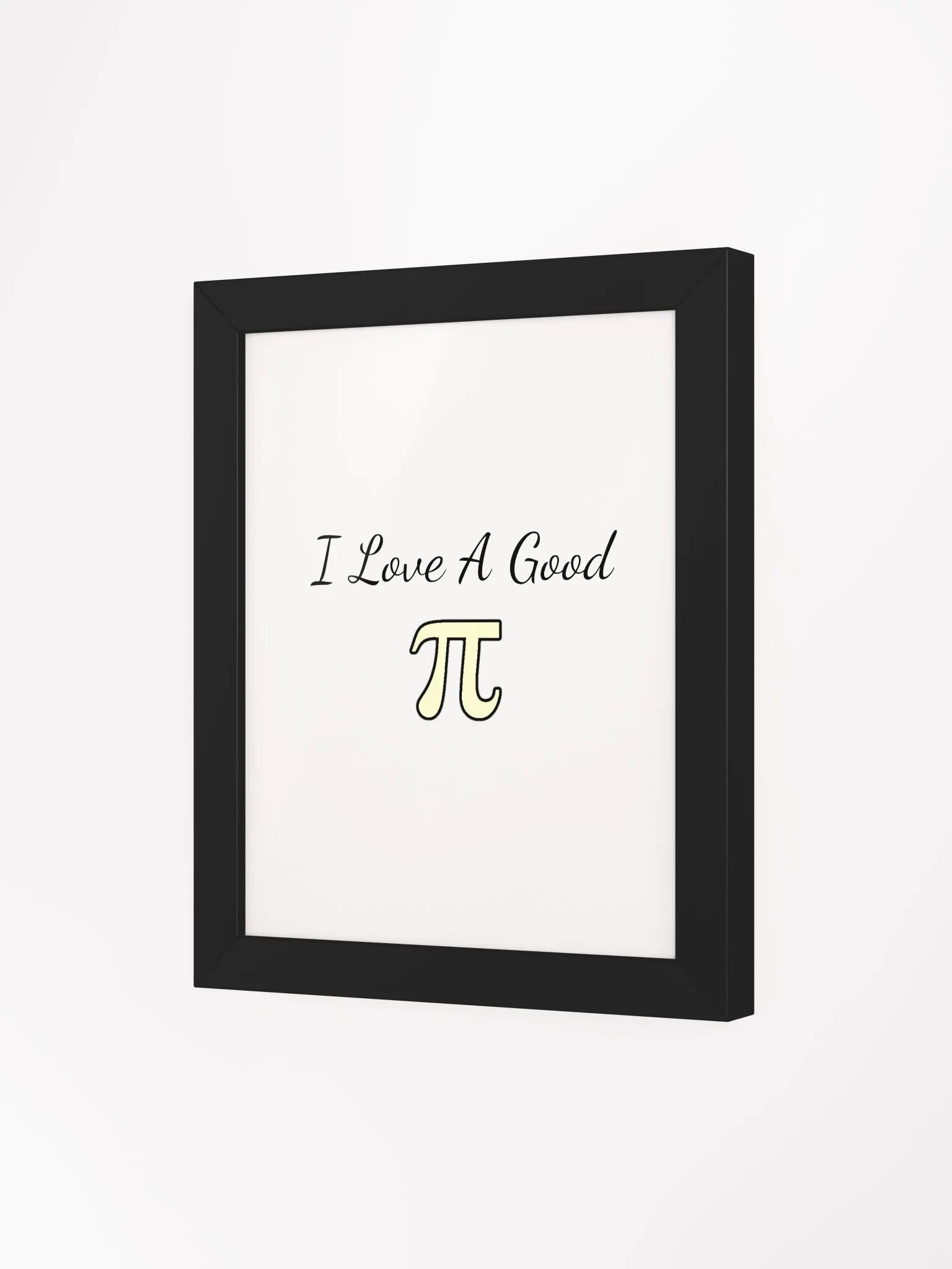Cream "pi" Framed Poster product image (3)