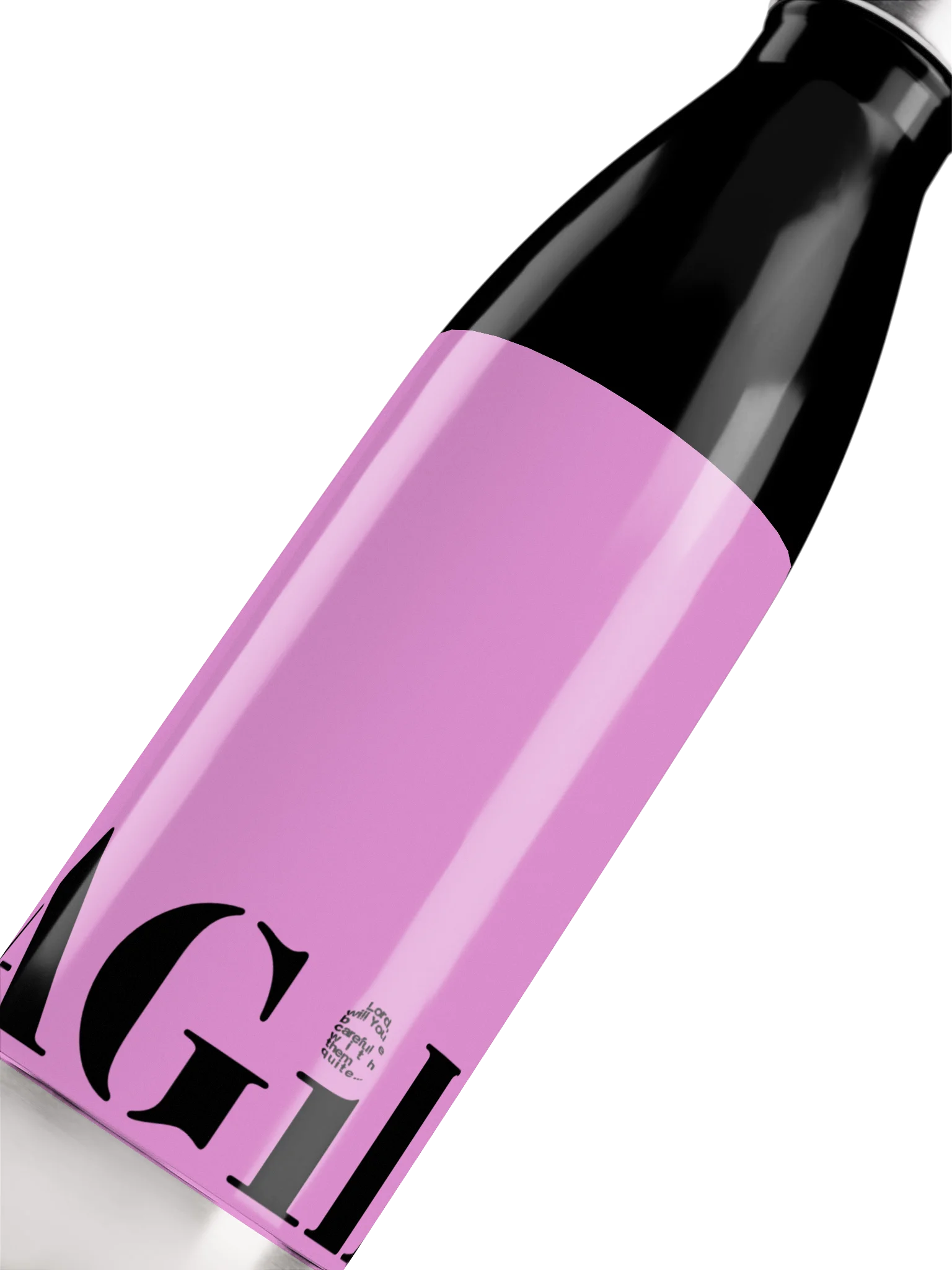 FRAGiLE Ice Pink Stainless Steel Water Bottle product image (5)