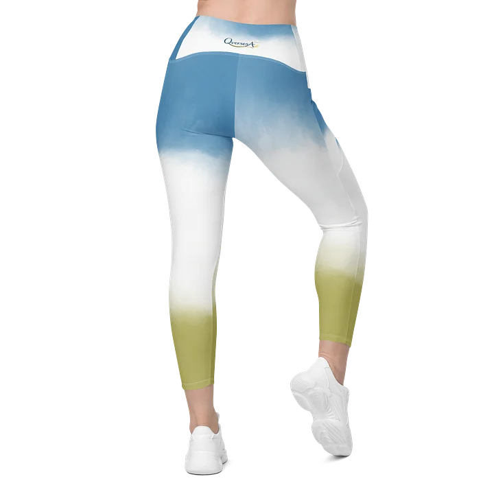 Light Blue green Leggings with Pockets product image (1)