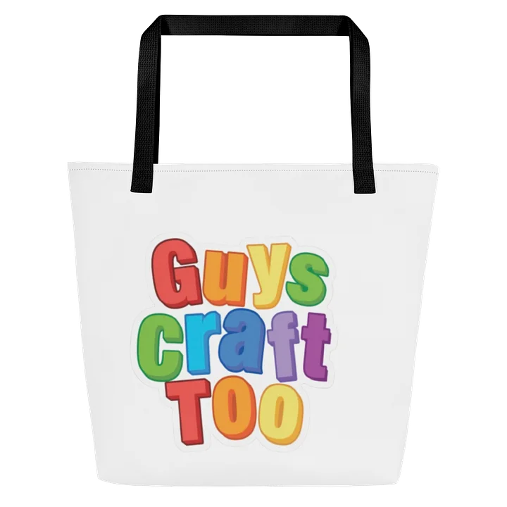 Guys Craft Too Tote Bag | Cute Craft Lover Bag product image (1)