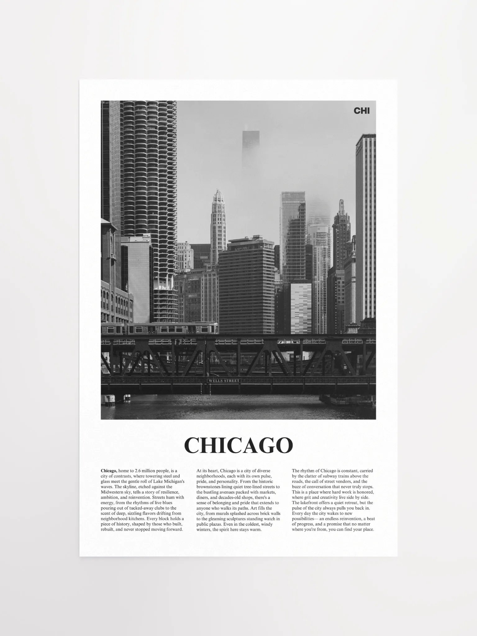 Chicago 02 Newspaper Poster product image (5)