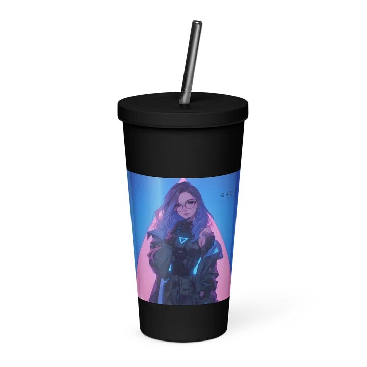 Cyberpunk V.2 Tumbler with a Straw product image (1)