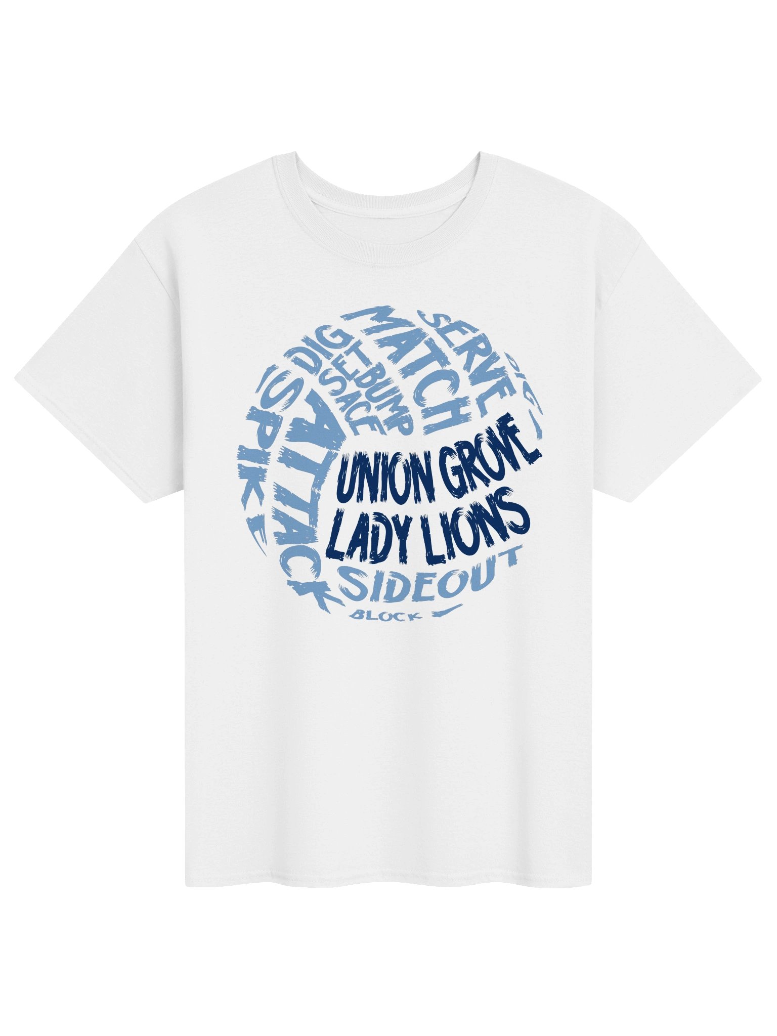 Union Grove VB Lingo T-Shirt | White product image (1)