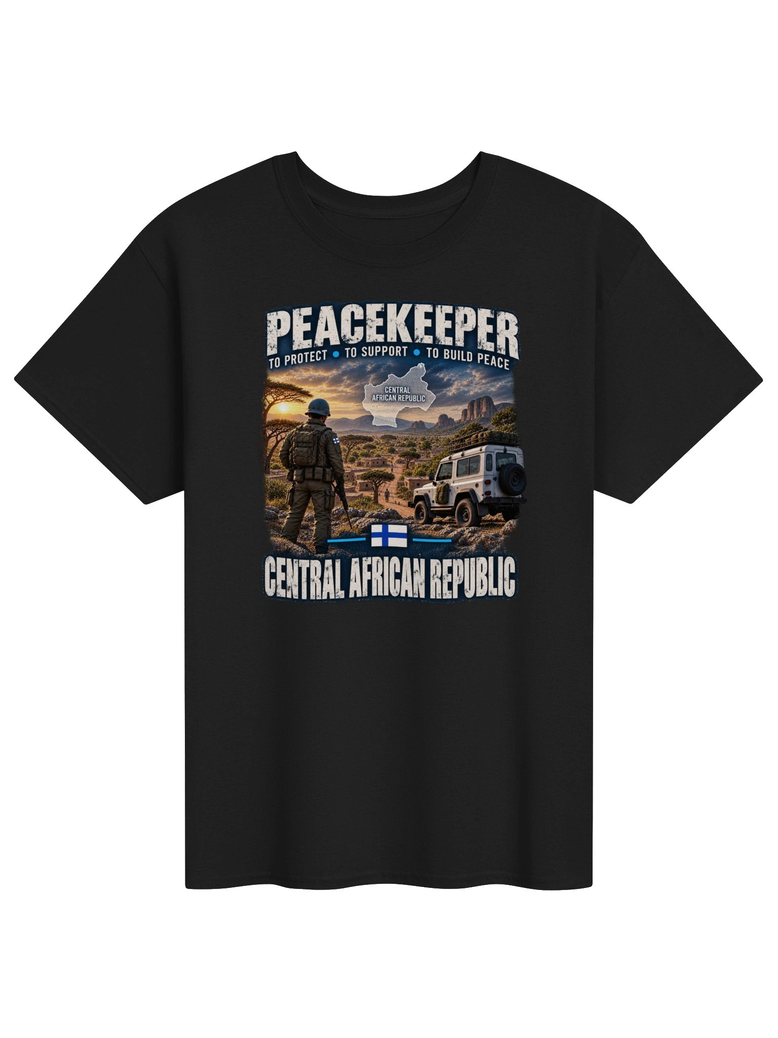 CENTRAL AFRICAN REPUBLIC Peacekeeper T-Shirt product image (1)