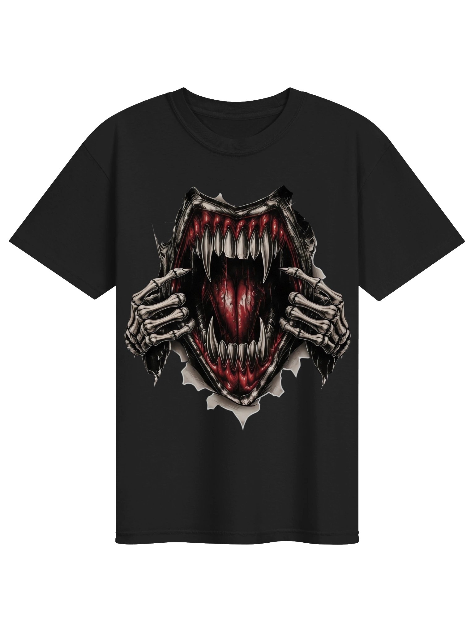 Inner Beast — Gothic Monster Mouth T-Shirt product image (2)