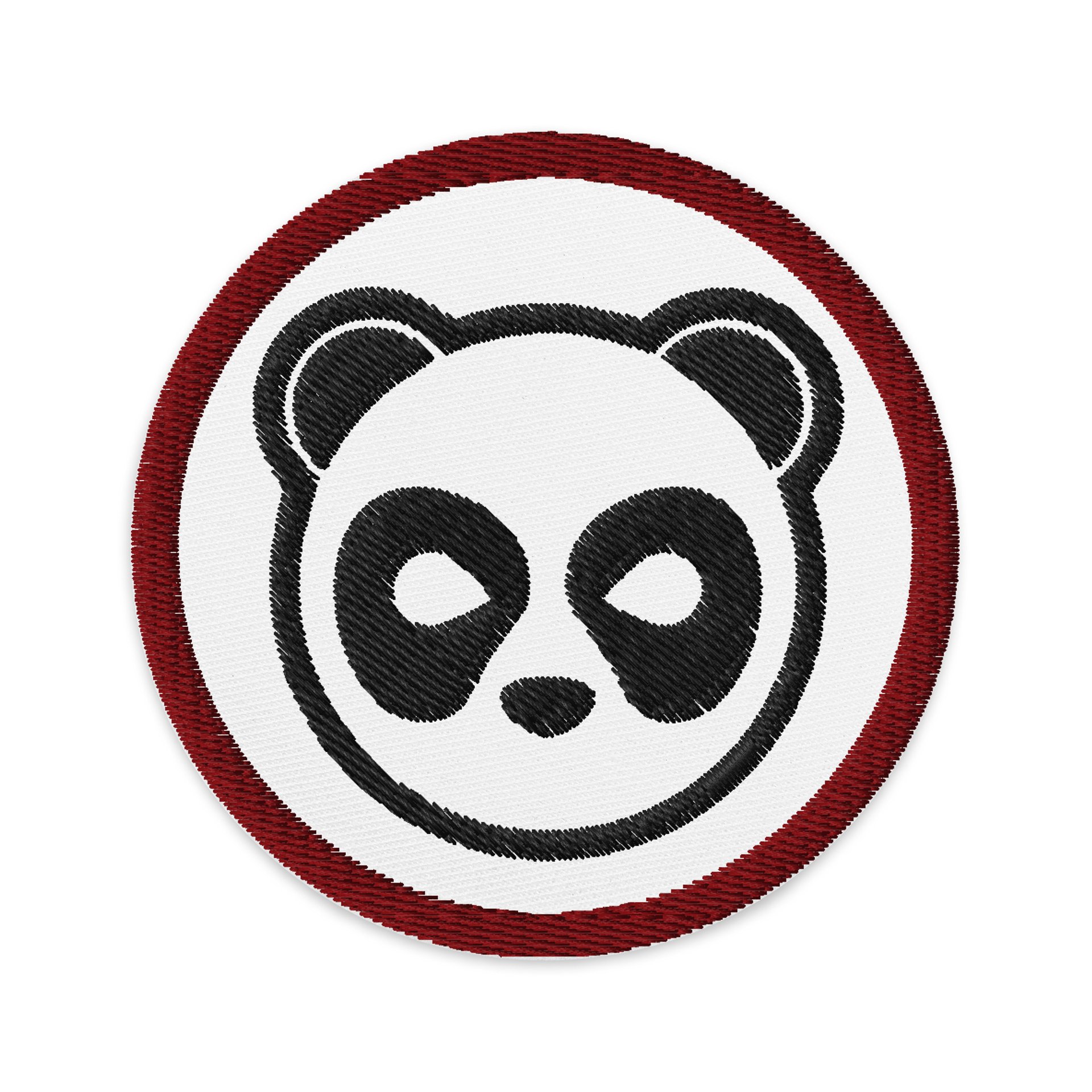 Panda Logo Embroidered Patches product image (1)