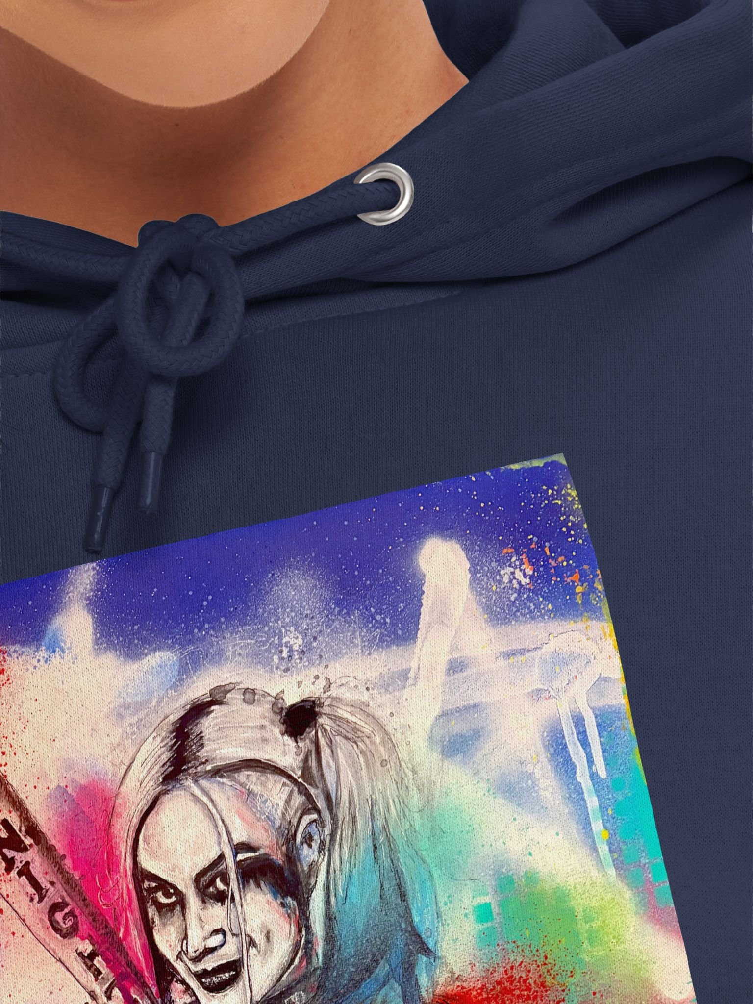 Harley Quinn Medicine Woman Graffiti Pullover Hoodie product image (7)