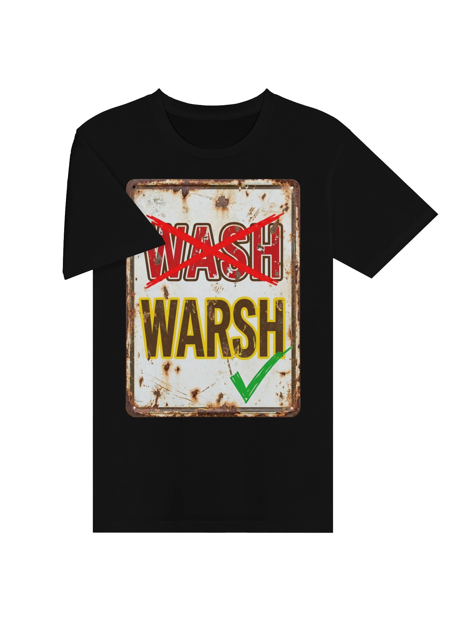 Wash Warsh Southern Accent Country Saying Pronunciation Joke T-Shirt product image (26)