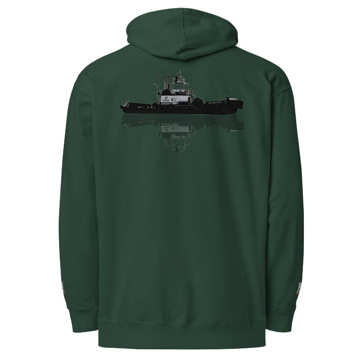 Tug BO Brusco & Reflection – Maritime Heritage | Twin Anchor Apparel Wheelhouse Watch Line product image (1)