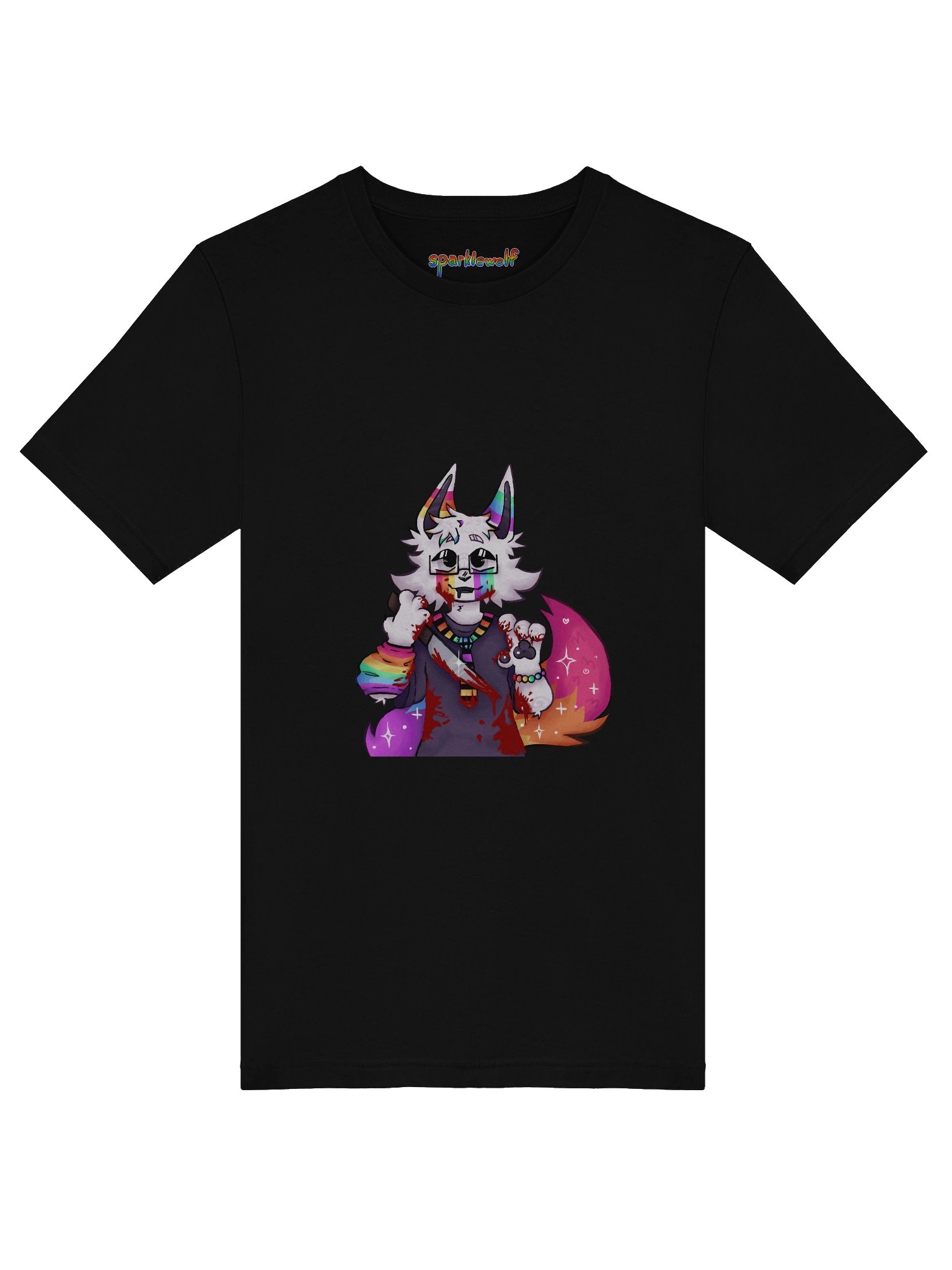 MURDERER GLITTER T-SHIRT product image (39)