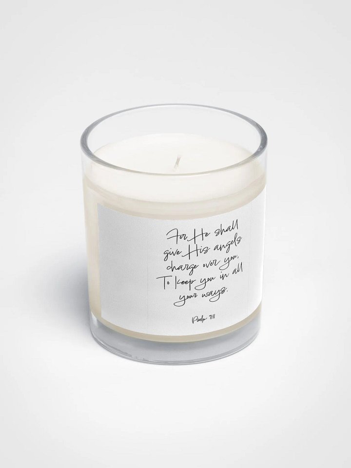He Shall Give His Angels Charge Over You - Candle product image (2)