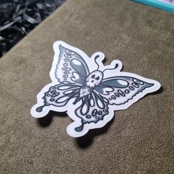 Deaths Head Butterfly Sticker product image (1)