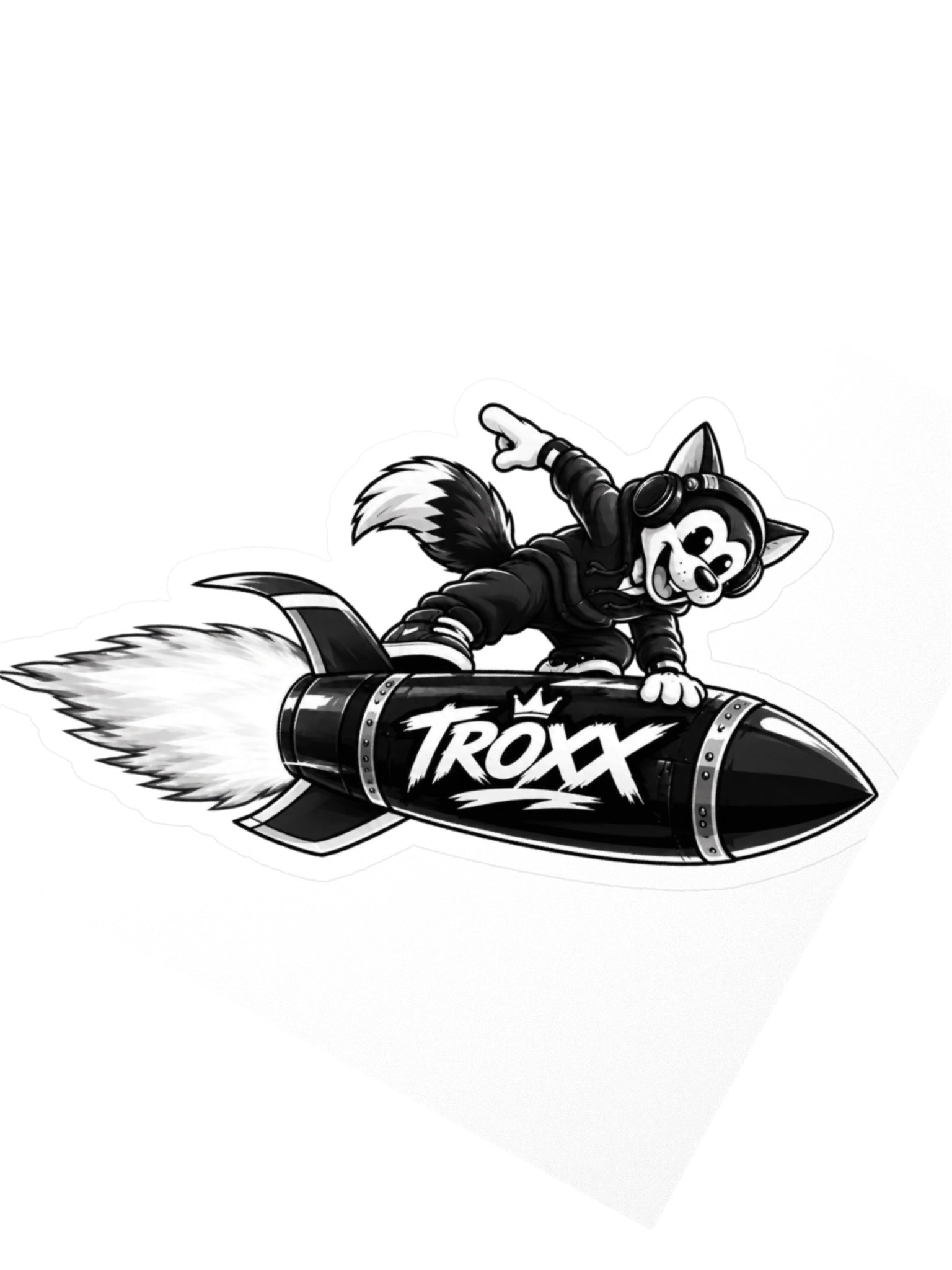 TROXX Rocket Fox Sticker product image (6)