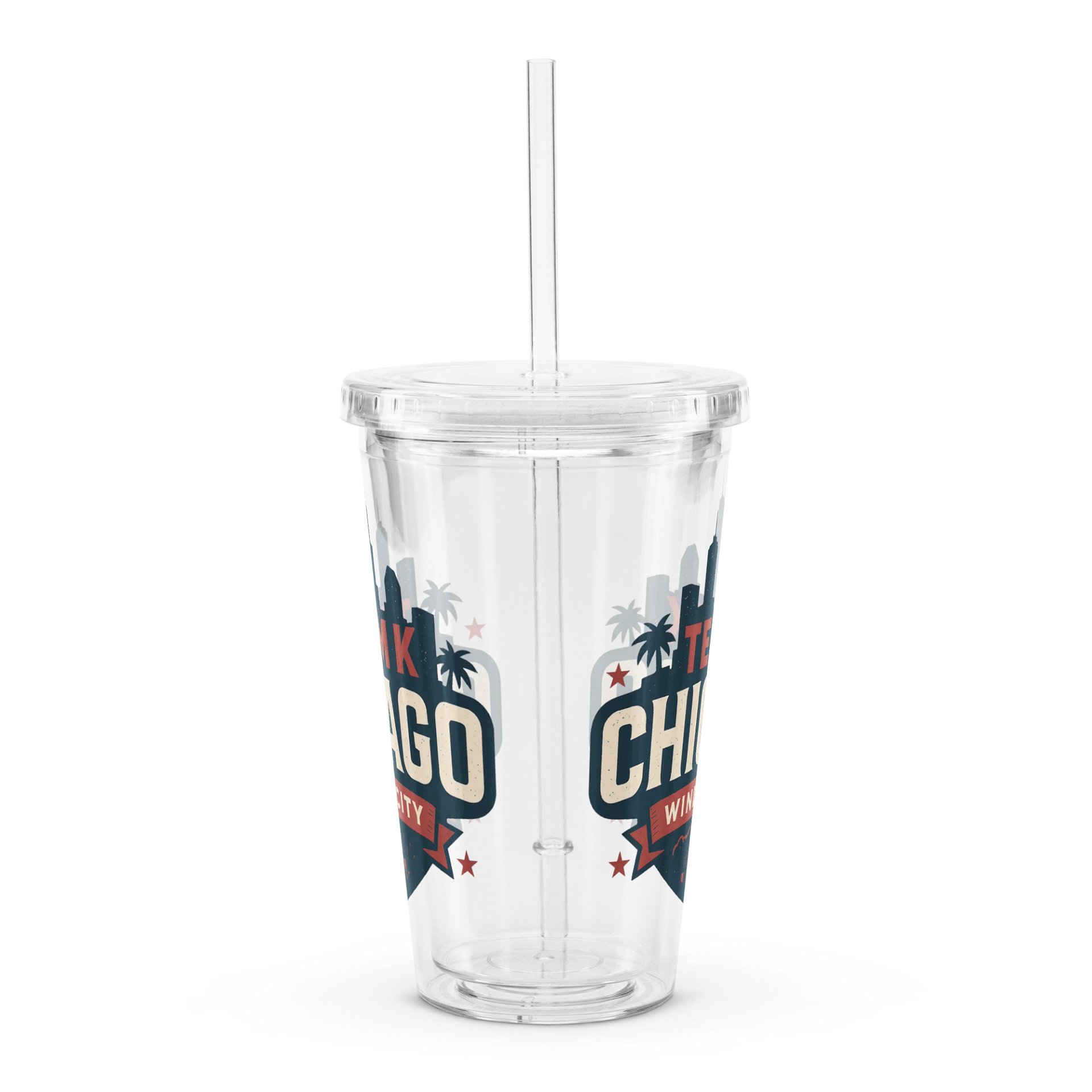Team K Chicago Clear Plastic Tumbler product image (3)