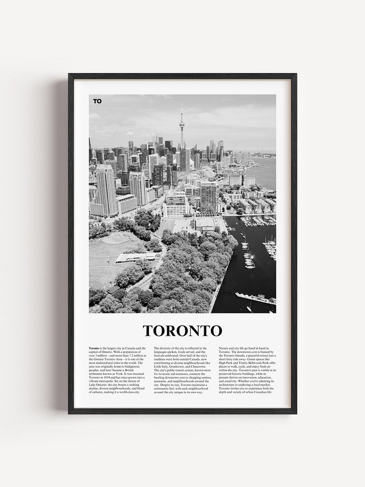 Toronto 02 Newspaper Poster product image (1)