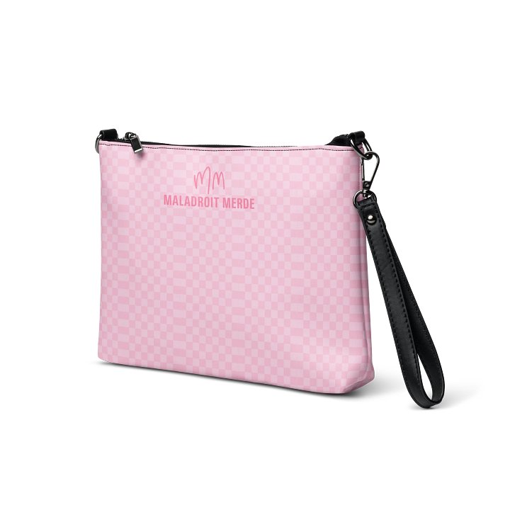PINK CHECKERED BAG product image (2)