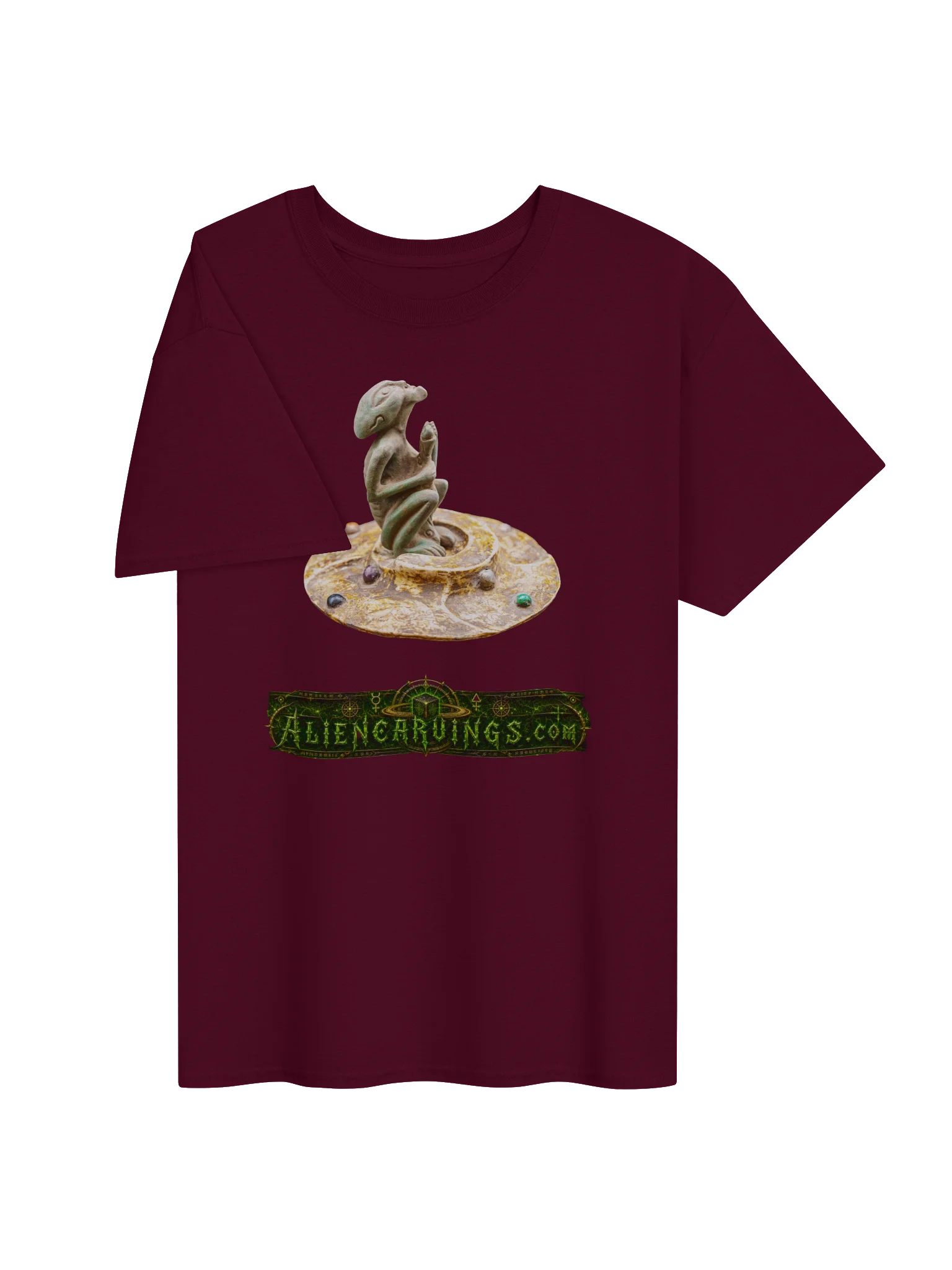 Aliencarvings.com UFO Tour Maroon product image (3)