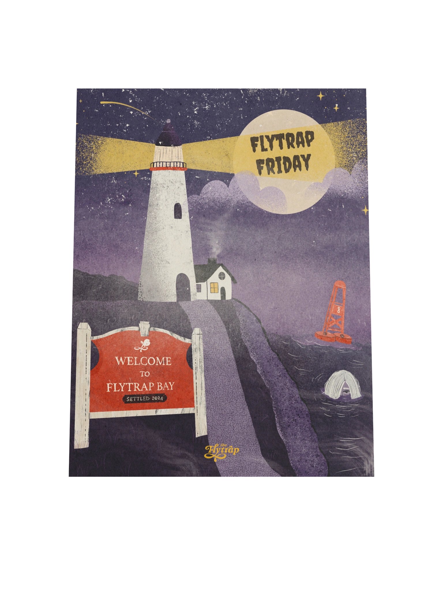 Flytrap Fridays - Flytrap Bay 12" x 16" Poster product image (4)